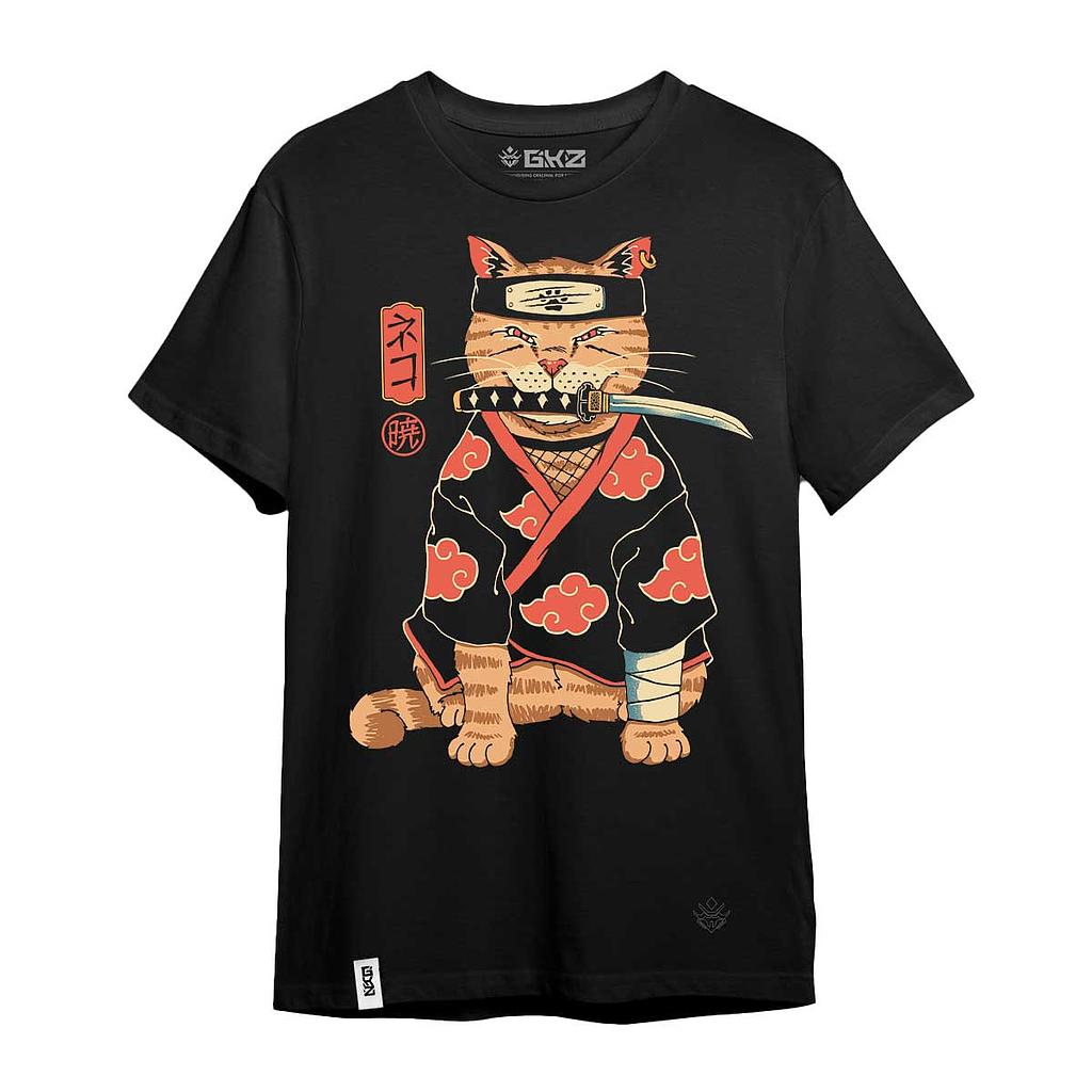 POLERA ACATSUKI NEGRA BY VINCENT TRINIDAD NEGRA - GKZ