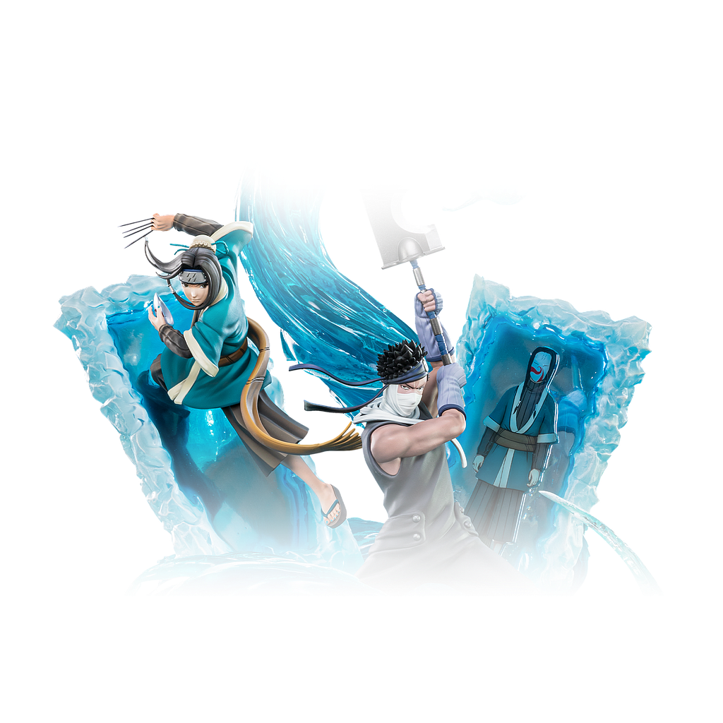 ESTATUA NARUTO ZABUZA &amp; HAKU HQS TSUME