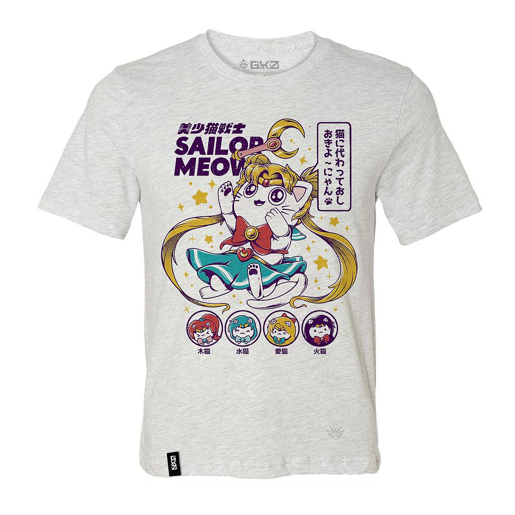 POLERA SAILOR MEOW GRIS BY VINCENT TRINIDAD - GKZ VESTUARIO