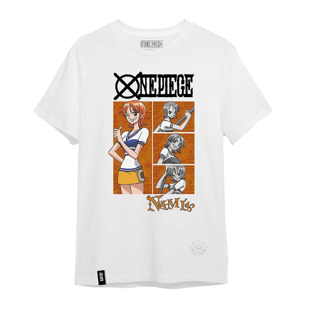 POLERA NAMI BLANCA - ONE PIECE - Geekz
