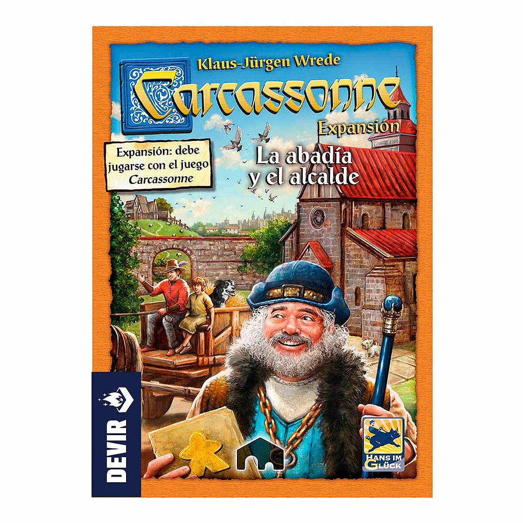 JUEGO DE MESA CARCASSONNE: EXPANSION LA ABADIA Y EL ALCALDE (2DA EDICION) DEVIR