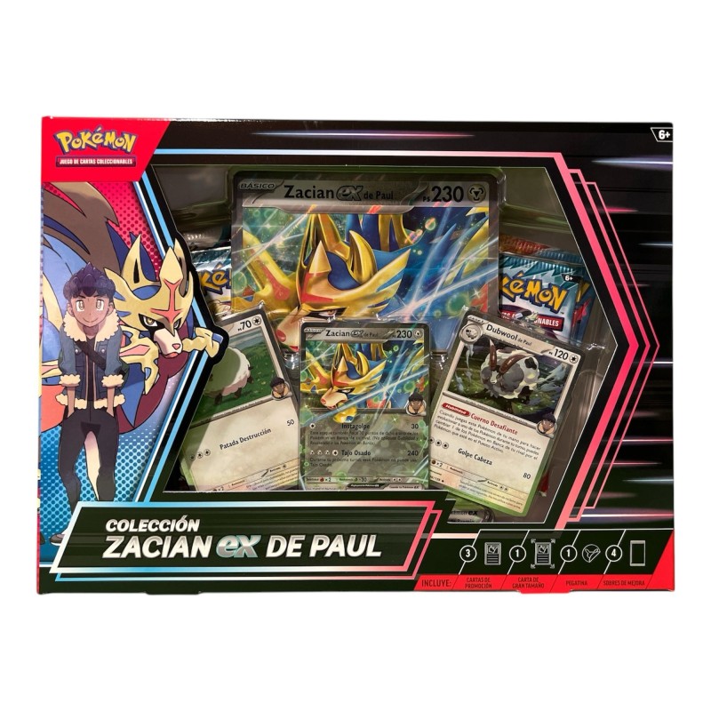 HOP'S ZACIAN EX BOX ESPAÑOL - POKEMON COMPANY | GEEKZ