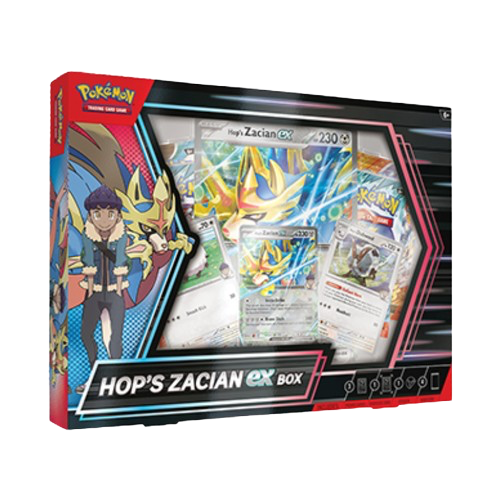 HOP'S ZACIAN EX BOX INGLÉS - POKEMON COMPANY