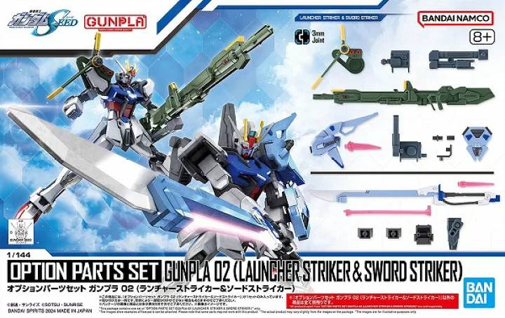 OPTION PARTS SET GUNPLA 02 (LAUNCHER STRIKER &amp; SWORD STRIKER) BANDAI HOBBY