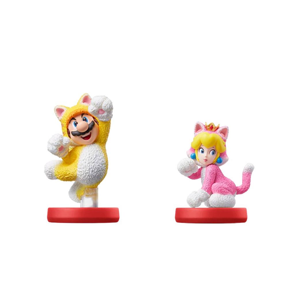 AMIIBO CAT MARIO &amp; CAT PEACH - SUPER MARIO COLLECTION