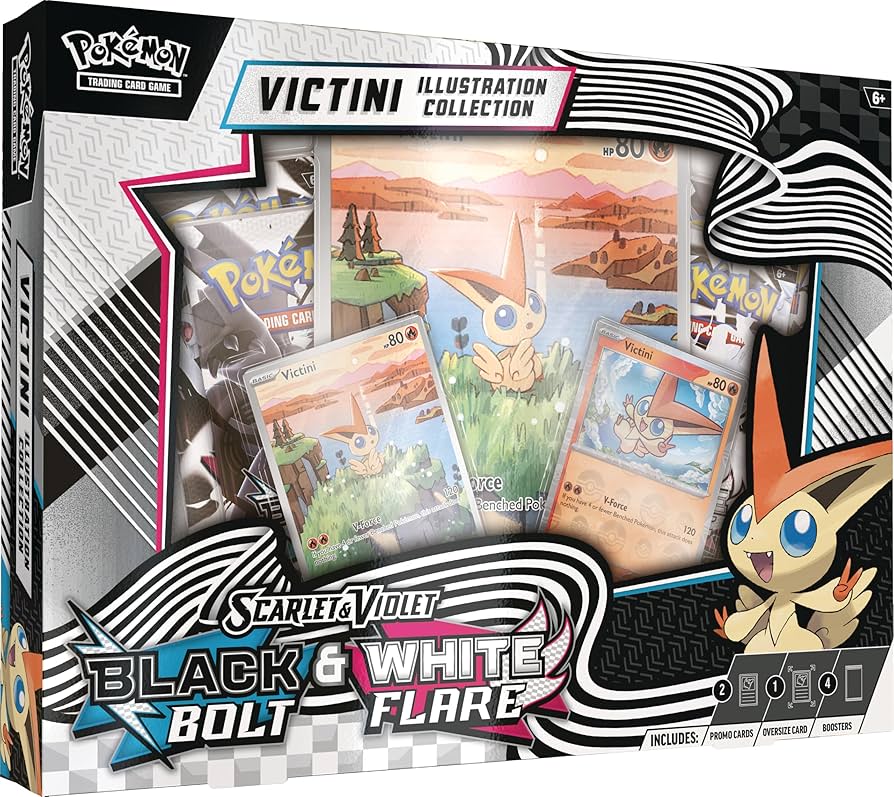 BLACK BOLT &amp; WHITE FLARE - UNOVA ILLUSTRATION COLLECTION INGLÉS POKEMON COMPANY