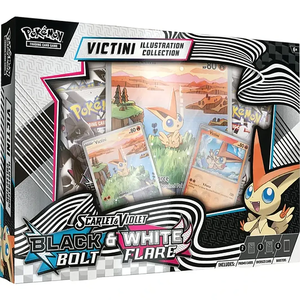 BLACK BOLT &amp; WHITE FLARE - UNOVA ILLUSTRATION COLLECTION ESPAÑOL POKEMON COMPANY
