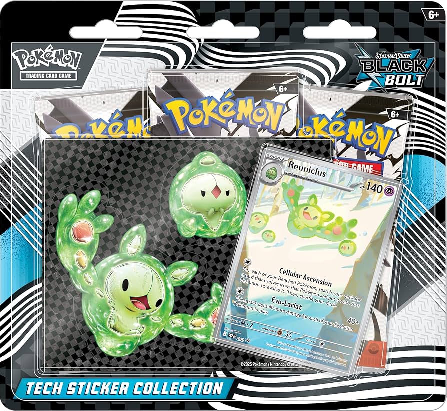 BLACK BOLT - TECH STICKER COLLECTION INGLÉS POKEMON COMPANY