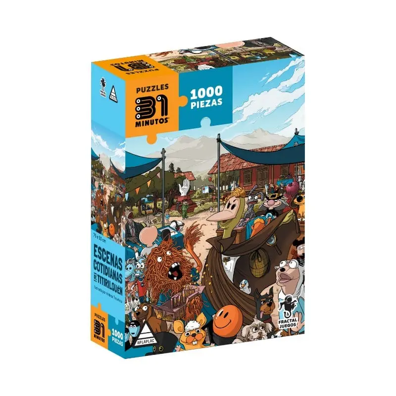 ESCENAS COTIDIANAS DE TITIRILQUÉN (PUZZLE 1000PCS) FRACTAL