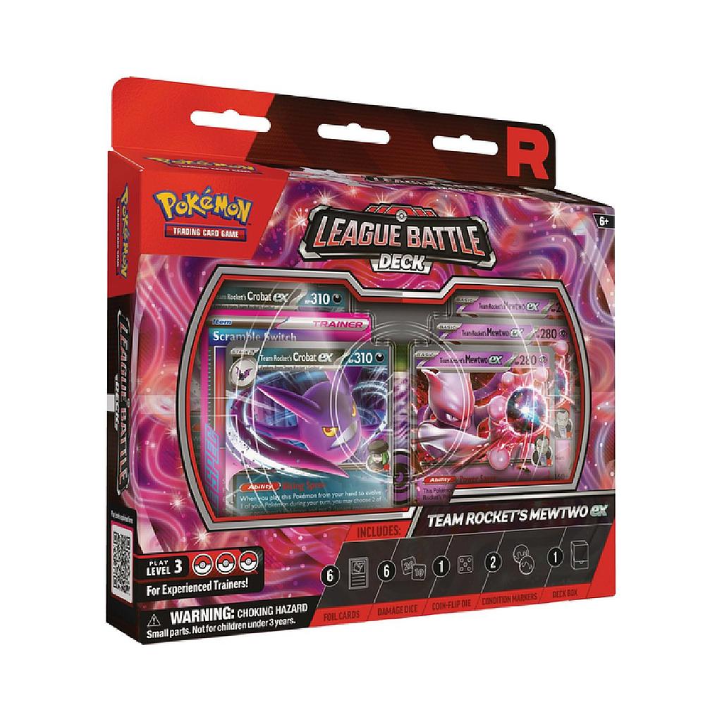 TEAM ROCKET’S MEWTWO EX LEAGUE BATTLE DECK INGLÉS POKEMON COMPANY