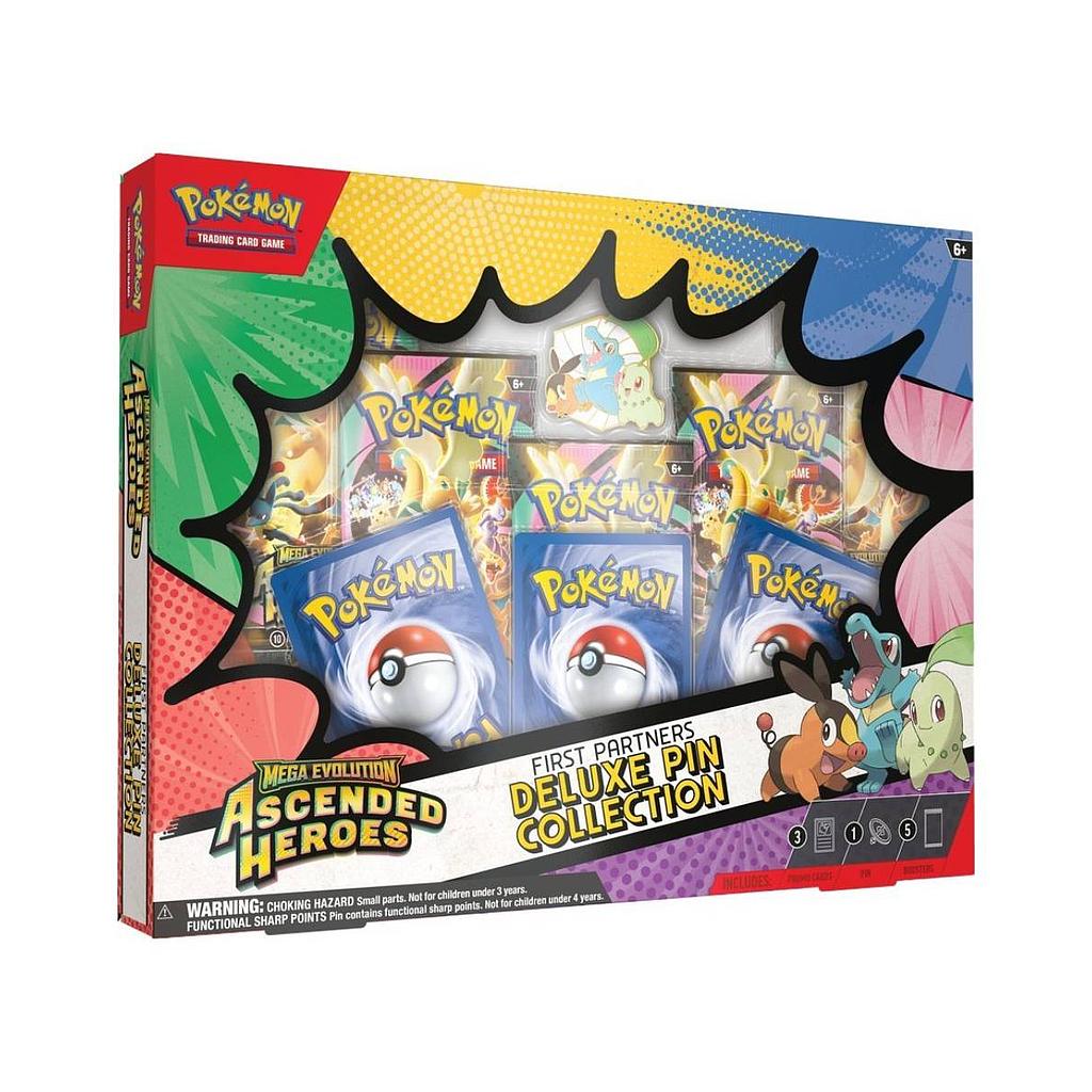 ASCENDED HEROES FIRST PARTNERS DELUXE PIN COLLECTION ESPAÑOL POKEMON COMPANY