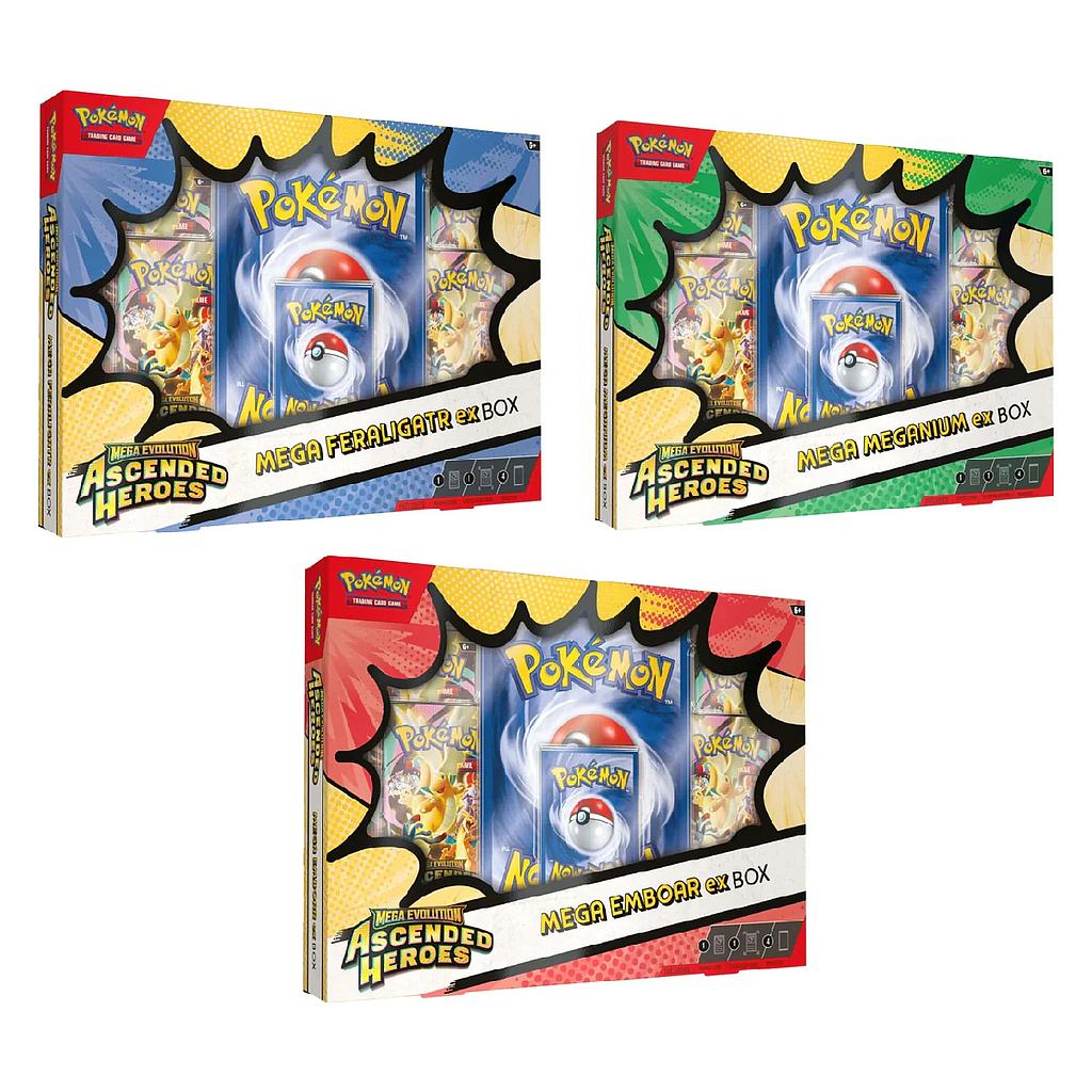 ASCENDED HEROES MEGA EX BOX INGLÉS POKEMON COMPANY