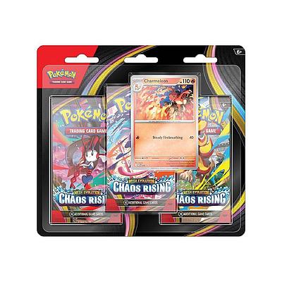 CHAOS RISING 3-PACK BLISTER INGLÉS POKEMON COMPANY