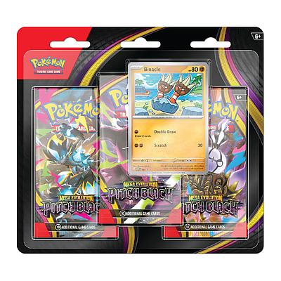 PITCH BLACK  3-PACK BLISTER INGLÉS POKEMON COMPANY