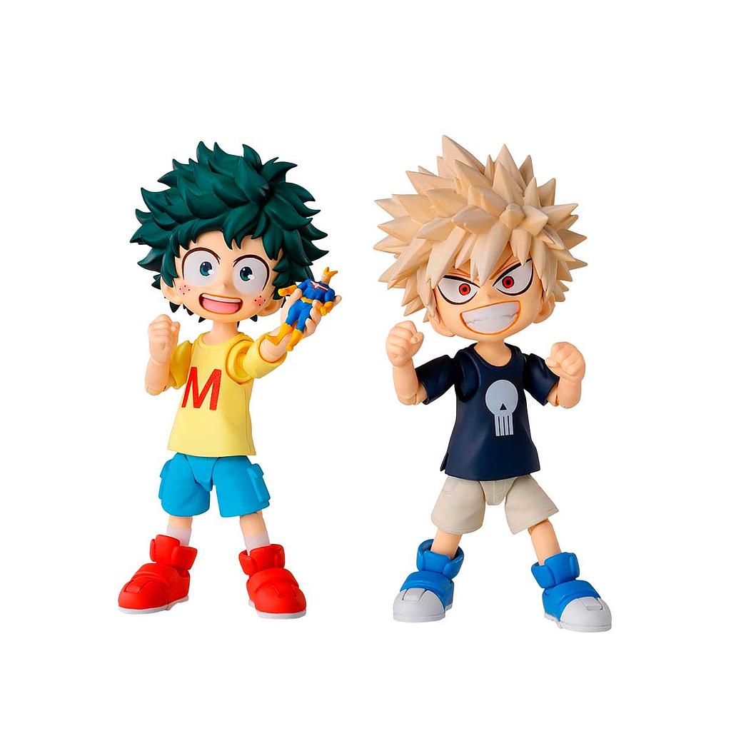S.H.FIGUARTS IZUKU MIDORIYA＆ KATSUKI BAKUGO-Childhood Set TAMASHII NATIONS