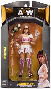 FIGURA ACCION LUCHA LIBRE AEW RIHO JAZWARES
