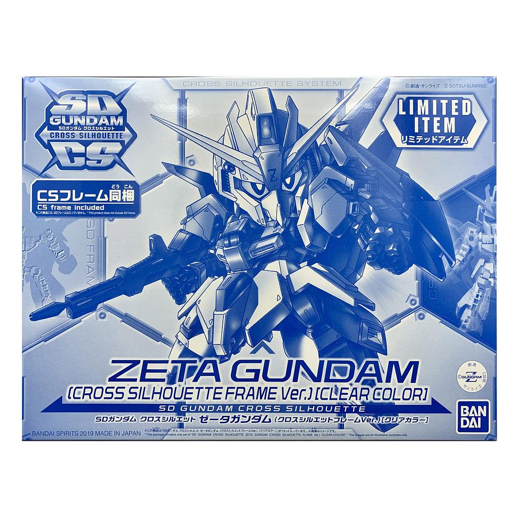 MODEL KIT SD GUNDAM CROSS SILHOUETTE ZETA GUNDAM CROSS SILHOUETTE FRAME VER. CLEAR COLOR BANDAI HOBBY