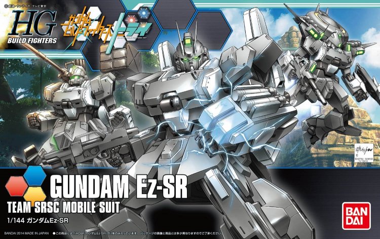 MODEL KIT HGBF 1/144 GUNDAM EZ SR BANDAI HOBBY