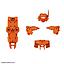 KIT ACCESORIOS 30MM 1/144 OPTION ARMOR FOR CLOSE COMBAT ALTO EXCLUSIVE/ORANGE  BANDAI HOBBY