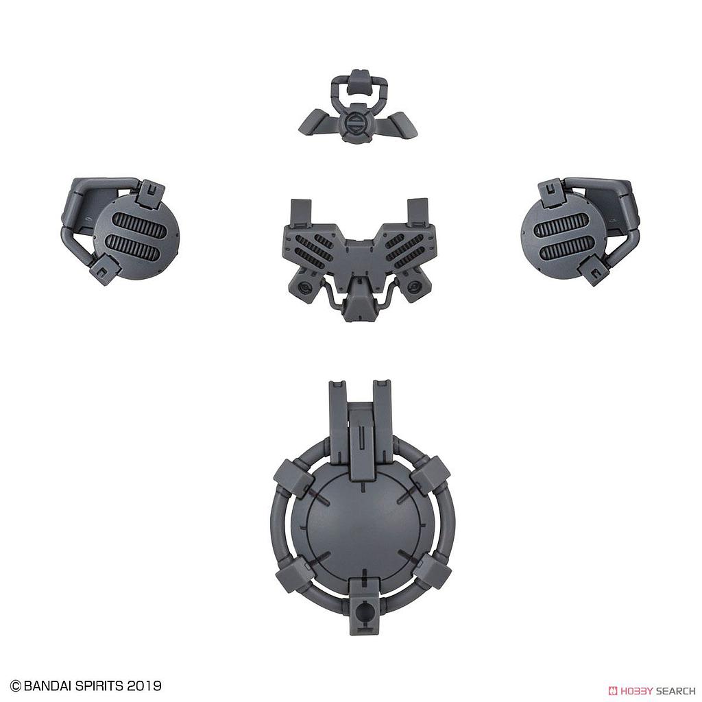 KIT ACCESORIOS 30MM 1/144 OPTION ARMOR FOR SPECIAL SQUD PORTANOVA EXCLUSIVE/LIGHT GRAY  BANDAI HOBBY