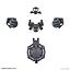 KIT ACCESORIOS 30MM 1/144 OPTION ARMOR FOR SPECIAL SQUD PORTANOVA EXCLUSIVE/LIGHT GRAY  BANDAI HOBBY