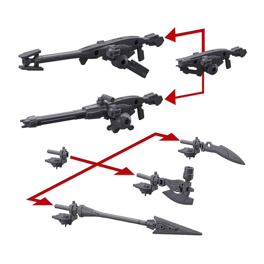 KIT ACCESORIOS 30MM 1/144 OPTION WEAPON 1 FOR PORTANOVA BANDAI HOBBY