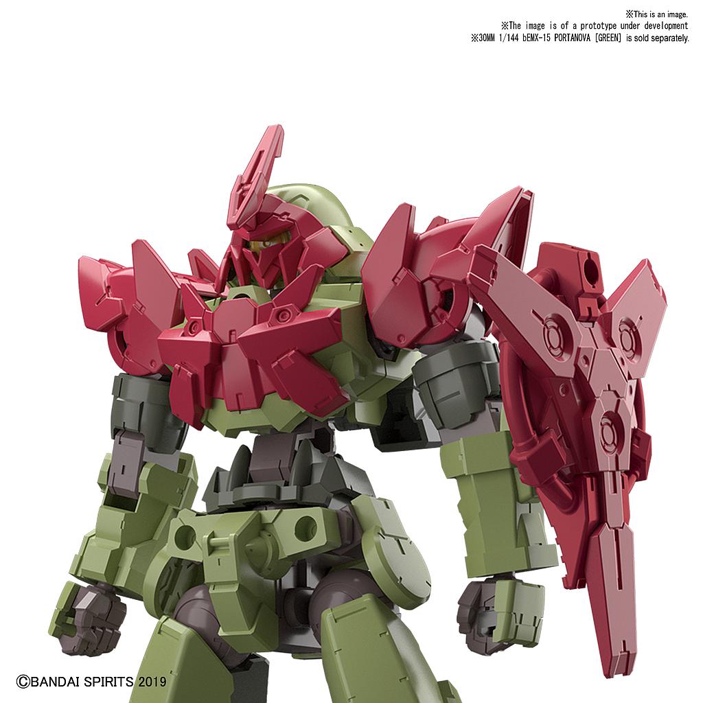 KIT ACCESORIOS 30MM 1/144 OPTION ARMOR FOR COMMANDER TYPE PORTANOVA EXCLUSIVE/ RED  BANDAI HOBBY