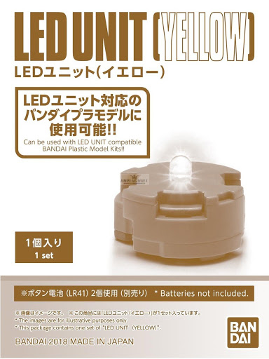 LUZ LED UNIT YELLOW BANDAI HOBBY