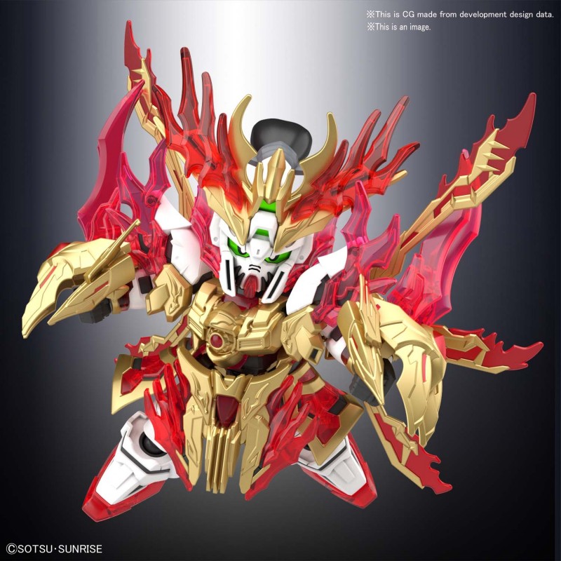 MODEL KIT SD SANGOKU SOKETSUDEN YAN HUANG ZHANG FEI GOD GUNDAM BANDAI HOBBY