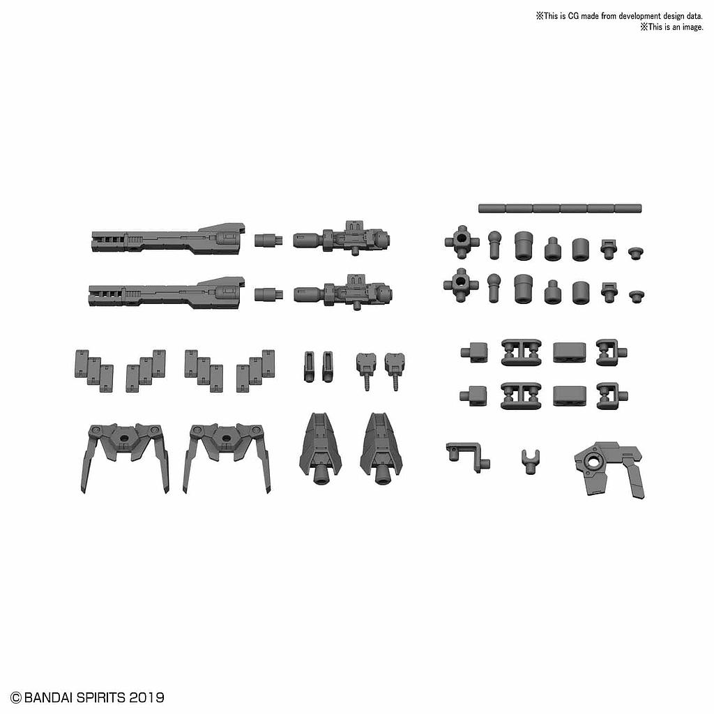 KIT ACCESORIOS 30MM 1/144 OPTION PARTS SET 1 BANDAI HOBBY