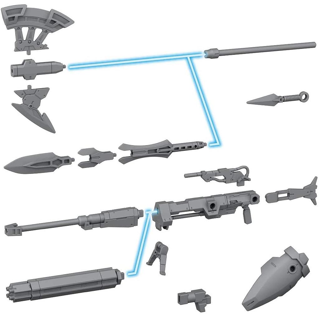 KIT ACCESORIOS 30MM 1/144 OPTION WEAPON 1 FOR CIELNOVA BANDAI HOBBY