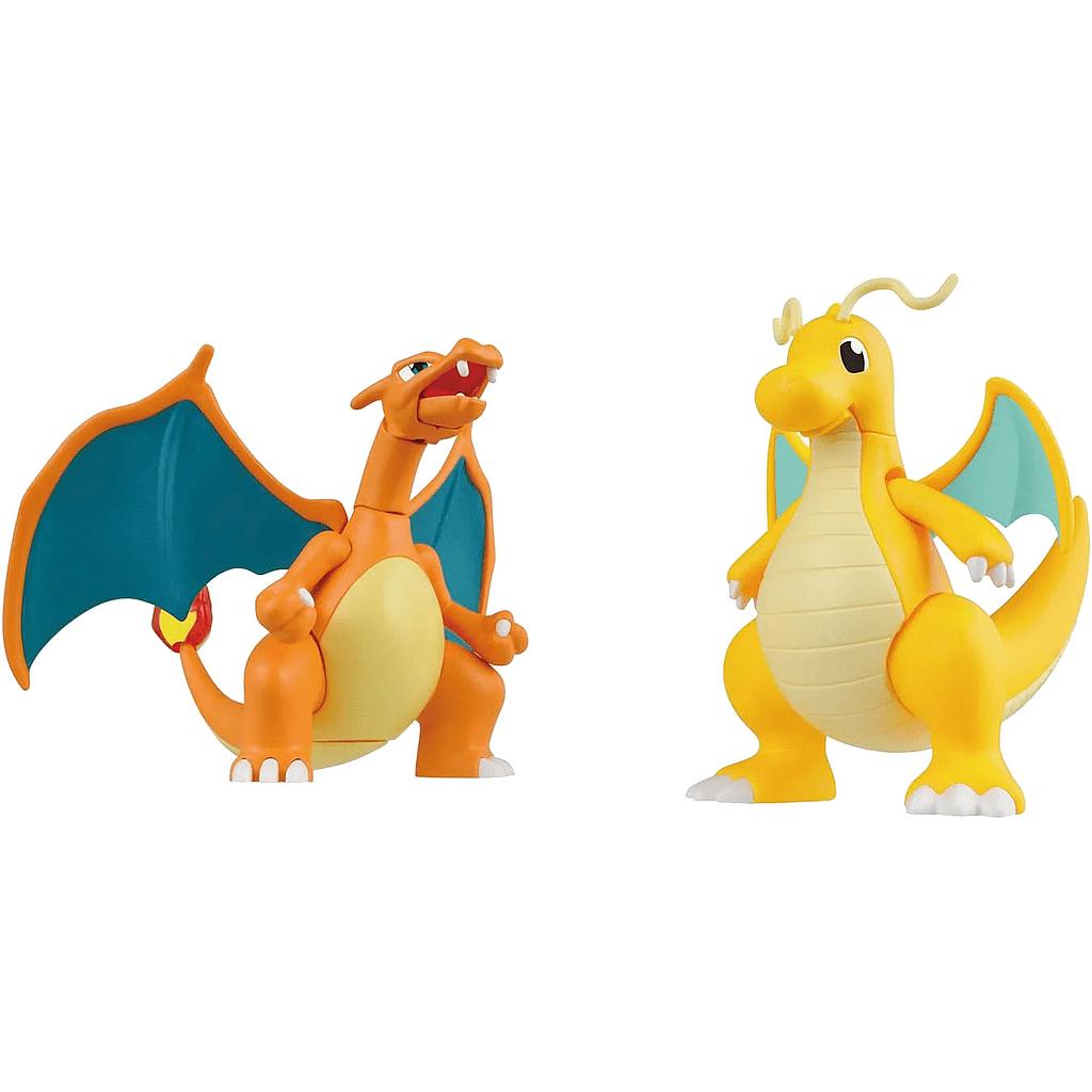 Model Kit Pokemon Charizard &amp; Dragonite Bandai Hobby