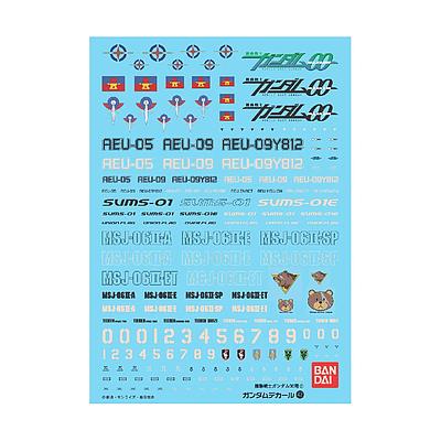 DECALS GUNDAM 47 GUNDAM 00 MULTIUSE 2 BANDAI HOBBY