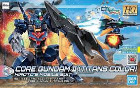 MODEL KIT HGBD R 1/144 CORE GUNDAM II TITANS COLOR BANDAI HOBBY