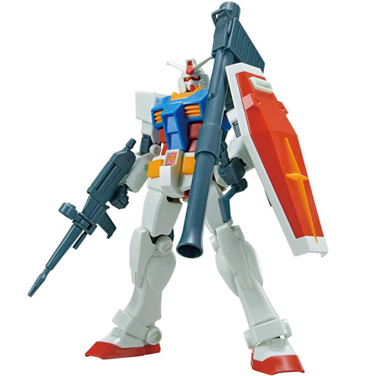 MODEL KIT ENTRY GRADE RX 78 2 GUNDAM FULL WEAPON SET BANDAI HOBBY