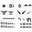 KIT ACCESORIOS 30MM 1/144 OPTION PARTS SET 6 CUSTOMIZE HEADS A BANDAI HOBBY