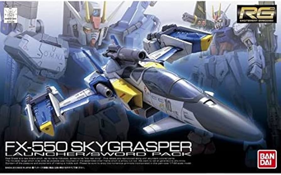 MODEL KIT RG 1/144 FX550 SKY GRASPER LAUNCHER / SWORD PACK BANDAI HOBBY