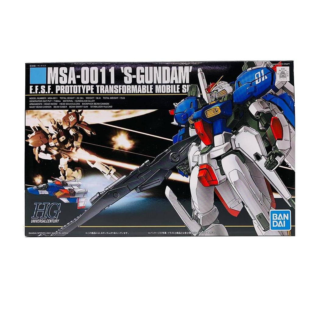 MODEL KIT 1/144 HGUC MSA 0011 S GUNDAM BANDAI HOBBY