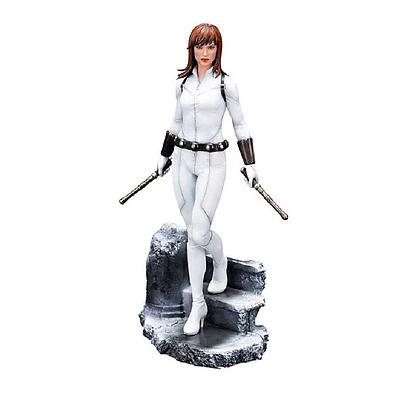 ESTATUA BLACK WIDOW WHITE COSTUME LIMITED EDITION ARTFX PREMIER MARVEL UNIVERSE KOTOBUKIYA