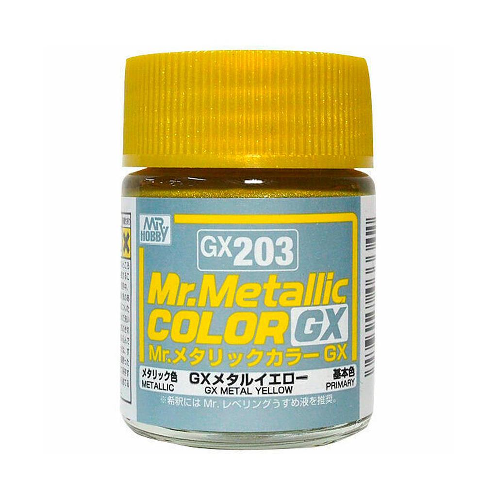 PINTURA GX203 MR.COLOR GX METAL YELLOW MR. HOBBY
