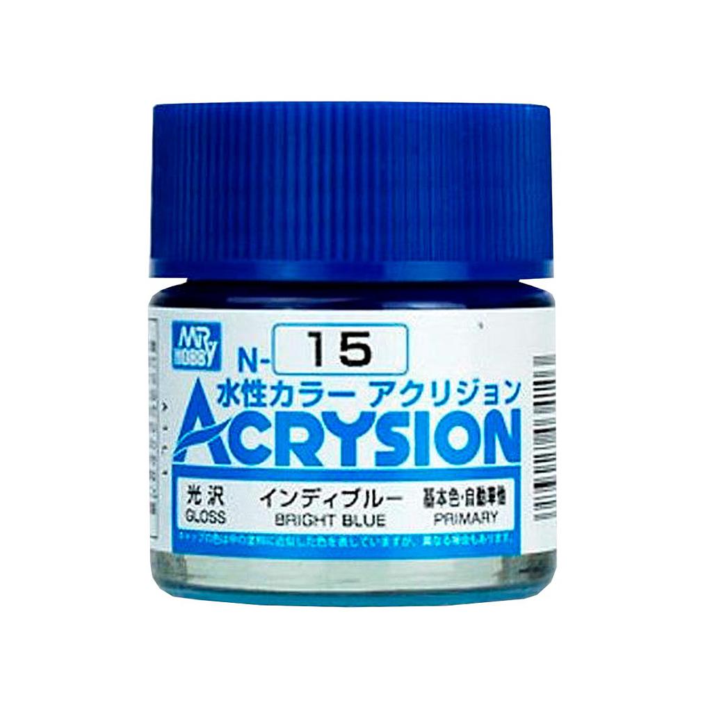 PINTURA N15 ACRYSION COLOR BRIGHT BLUE MR. HOBBY