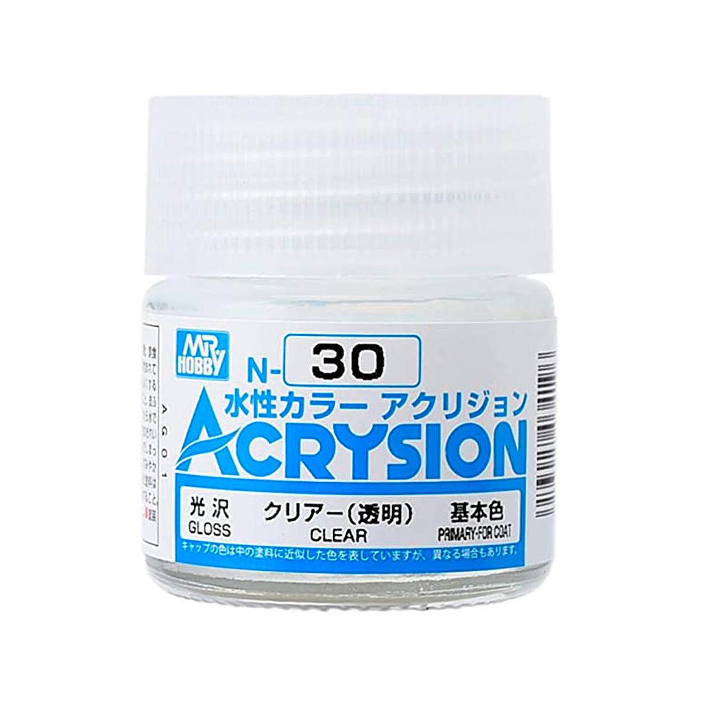 PINTURA N30 ACRYSION COLOR CLEAR MR. HOBBY