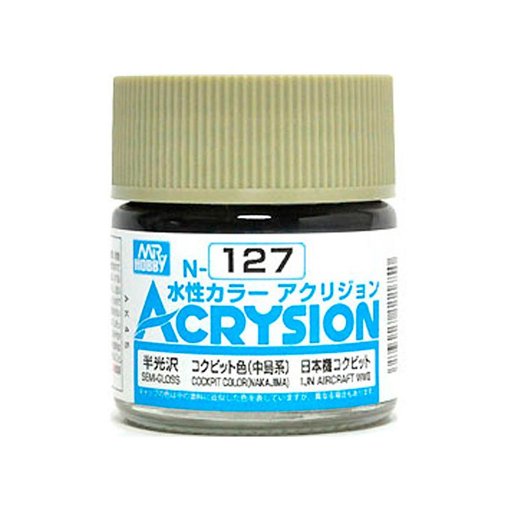 PINTURA N127 ACRYSION COLOR COCKPIT COLOR NAKAJIMA MR. HOBBY