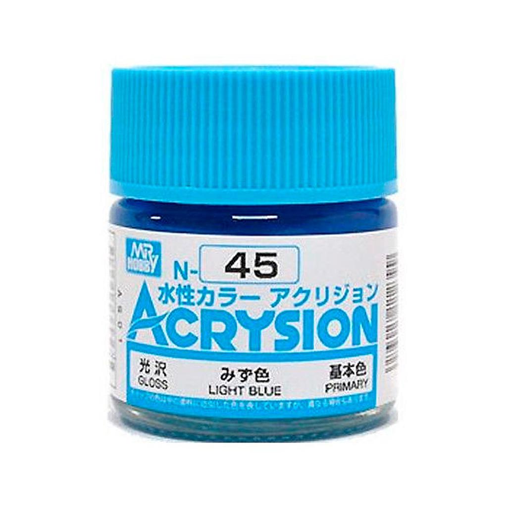 PINTURA N45 ACRYSION COLOR LIGHT BLUE MR. HOBBY