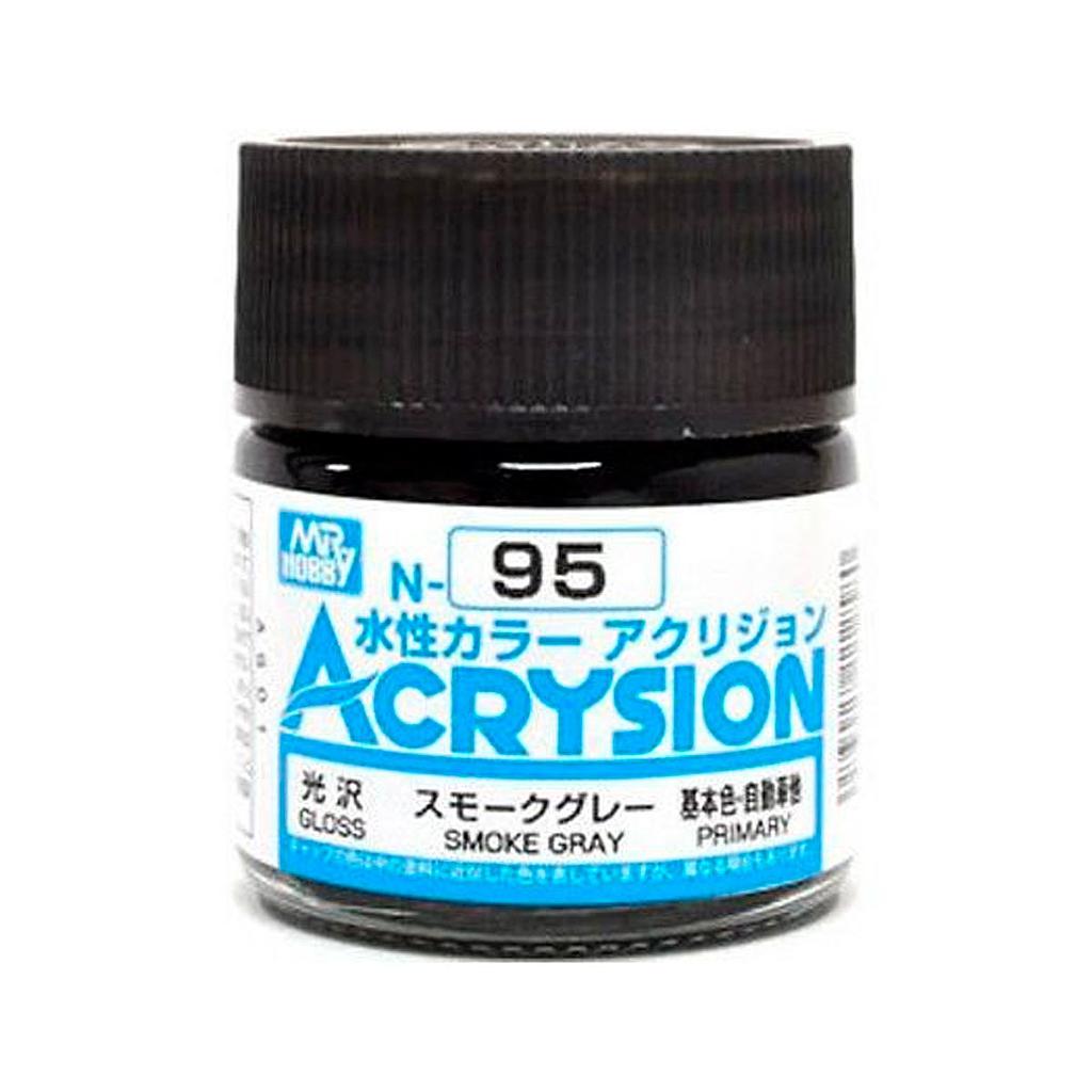 PINTURA N95 ACRYSION COLOR SMOKE GRAY MR. HOBBY