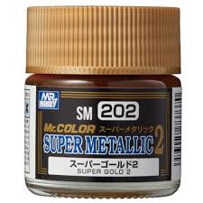 PINTURA SM202 SUPER METALLIC2 SUPER GOLD 2 MR. HOBBY