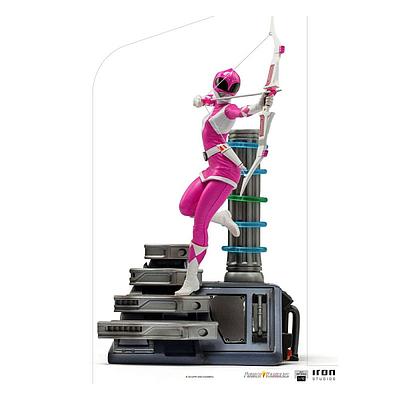 ESTATUA PINK RANGER BDS ART SCALE 1 10 POWER RANGERS IRON STUDIOS IRON STUDIOS
