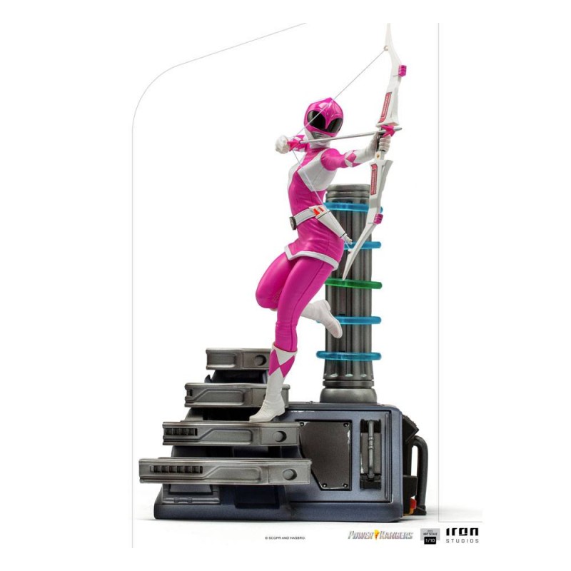 ESTATUA PINK RANGER BDS ART SCALE 1 10 POWER RANGERS IRON STUDIOS IRON STUDIOS