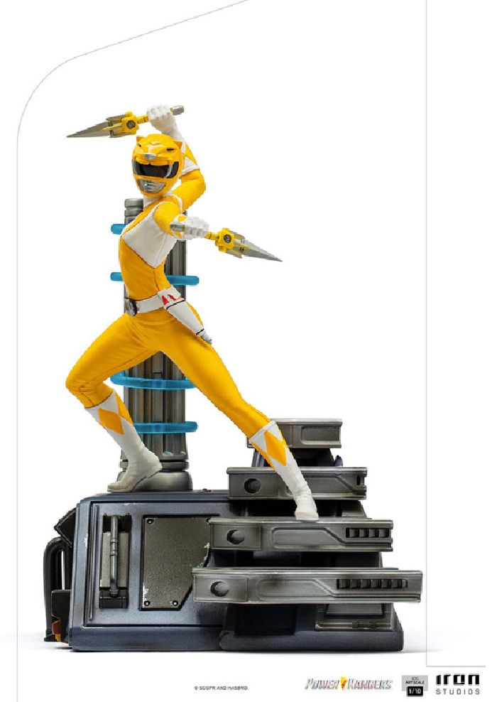 ESTATUA YELLOW RANGER BDS ART SCALE 1 10 POWER RANGERS IRON STUDIOS IRON STUDIOS