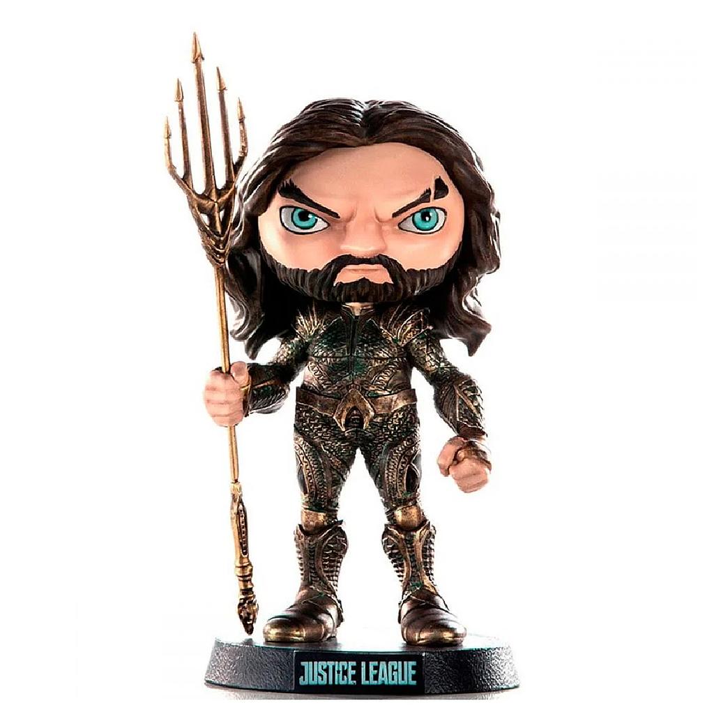 ESTATUA AQUAMAN MINI CO. JUSTICE LEAGUE IRON STUDIOS